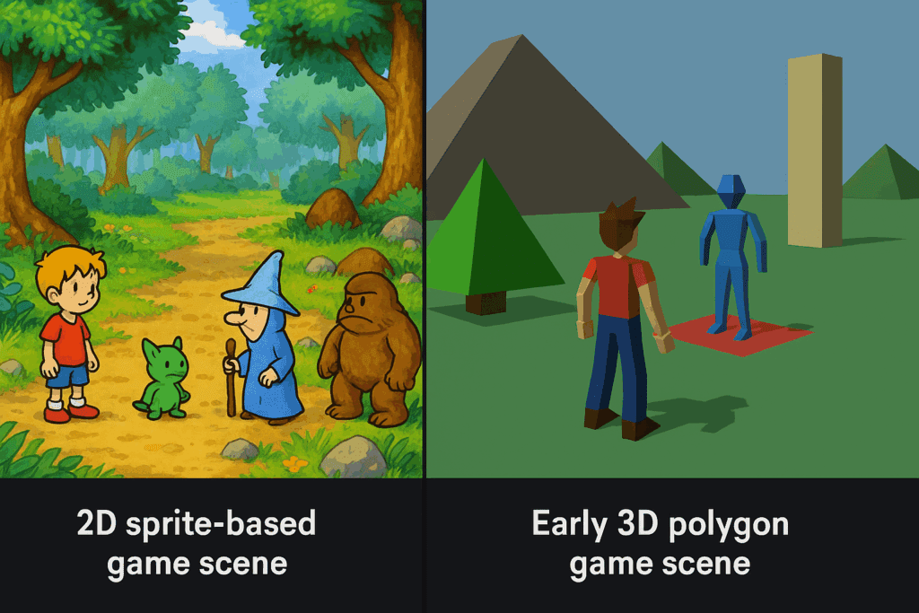 Comparison : sprites-3D
